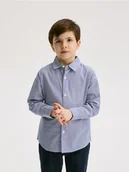 Bluzki dla chłopców - Reserved - Koszula regular fit - niebieski - miniaturka - grafika 1