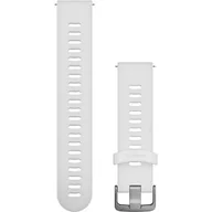 Akcesoria do smartwatchy - Garmin Silikonowy pasek Vivoactive 3/Vivomove HR/Forerunner 645/Forerunner 245 - biały [010-11251-1P] 010-11251-1P - miniaturka - grafika 1