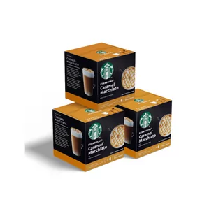 Kawa w kapsułkach do Dolce Gusto® Starbucks Caramel Macchiato, 3 x 6 + 6 szt. - Kawa w kapsułkach i saszetkach - miniaturka - grafika 1