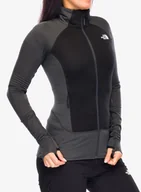 Bluzy sportowe damskie - Bluza polarowa damska The North Face Bolt Polartec Jacket - asphalt grey/tnf black - miniaturka - grafika 1