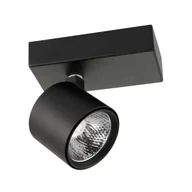 Oprawy, klosze i abażury - Oprawa ścienno-sufitowa BONIVA SQ LED 5W 3000K - czarny - miniaturka - grafika 1
