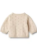 Bluzy i sweterki niemowlęce - Wheat Kardigan "Maia" w kolorze beżowym - miniaturka - grafika 1