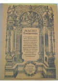 Książki o kulturze i sztuce - Maciej Stryjkowski O początkach wywodach dzielnościach sprawach rycerskich i domowych sławnego narodu litewskiego żemojdzkiego i ruskiego - miniaturka - grafika 1