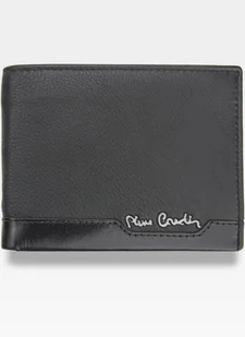 Pierre Cardin, Portfel skórzany męski, Tilak37 8804, czarny, ochrona RFID - Portfele - miniaturka - grafika 1