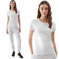 Koszulki i topy damskie - Koszulka Damska 4F T-shirt Bawełniany Sportowy Logo Limitowany SS24 - miniaturka - grafika 1