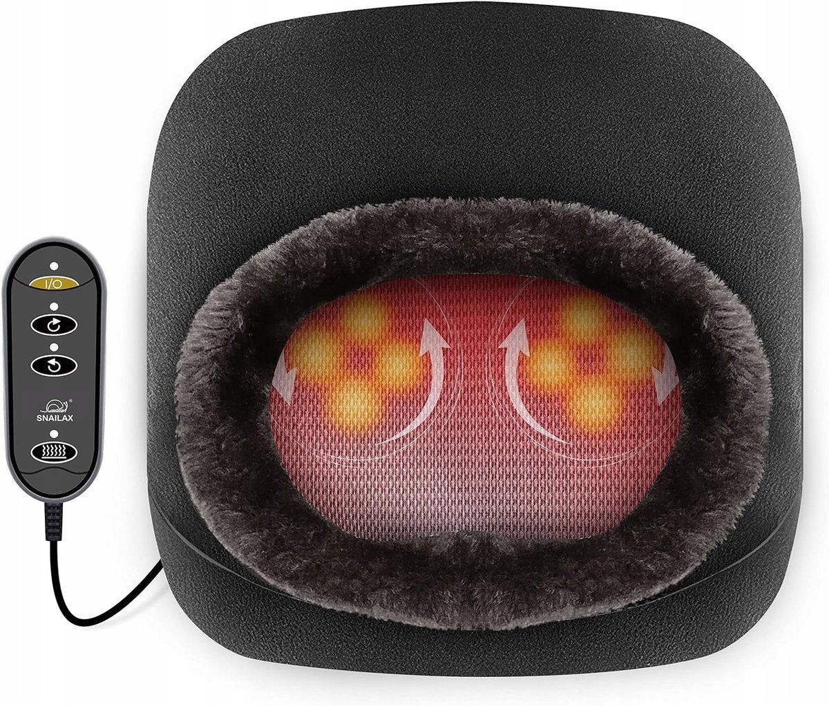 MASAŻER STÓP PILOT MASOWANIE SHIATSU OGRZEWAJĄCY RELAKSUJĄCY MOCNY DESIGN