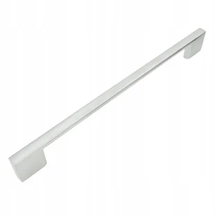Uchwyt meblowy srebrny 256 mm metalowy uchwyt do szafki szuflady do mebli k - Meble modułowe i akcesoria - miniaturka - grafika 1