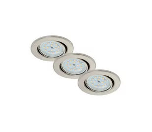 Briloner 7220-032 - PACK 3x LED Łazienkowe oświetlenie wpuszczane FIT 1xGU10/5W/230V - Lampy ścienne - miniaturka - grafika 1