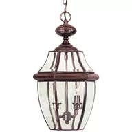 Lampy ogrodowe - Quoizel Ogrodowa LAMPA wisząca NEWBURY QZ/NEWBURY8/L AC Elstead zewnętrzna OPRAWA zwis na łańcuchu IP44 miedź przezroczysty QZ/NEWBURY8/L AC - miniaturka - grafika 1