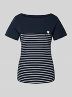 Koszulki i topy damskie - T-shirt o kroju regular fit z czystej bawełny - miniaturka - grafika 1