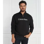 Bluzy męskie - Calvin Klein Bluza HERO LOGO QUARTER ZIP | Comfort fit - miniaturka - grafika 1
