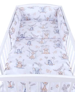 BabyLux Pościel Do Łóżeczka 140x70 Dziecięca Niemowlęca 135X100 cm 4EL N139 - Pościel dla dzieci - miniaturka - grafika 1