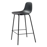 Taborety i hokery - Czarny plastikowy hoker 92,5 cm Whitby – Unique Furniture - miniaturka - grafika 1