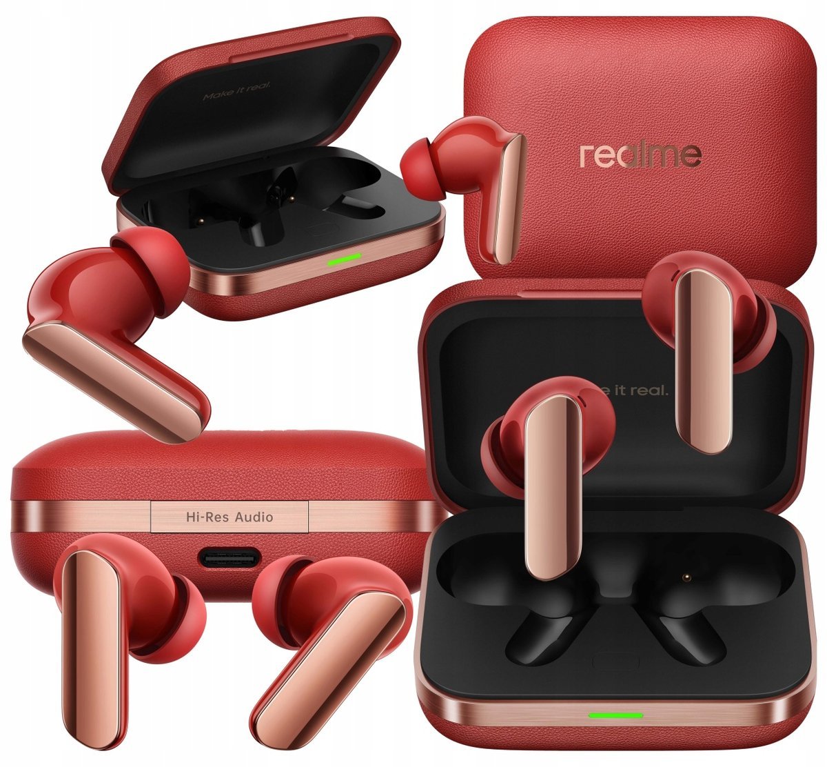 Realme Buds Air 7 Pro - Słuchawki douszne BT z redukcją szumów AI ANC IP55