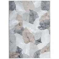 Dywany - Dywan Creation 160 x 230 cm liście szaro-beżowy - miniaturka - grafika 1