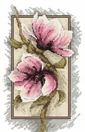 Prace ręczne dla dzieci - Zestaw z muliną, B. Sikora - Kwiaty magnolii - miniaturka - grafika 1