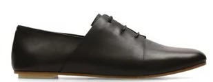 Margot Lace [black leather] - rozmiar 36 - Półbuty damskie - miniaturka - grafika 1