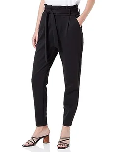 Bestseller A/S Damskie spodnie VMLUCCAEVA HR Paperbag Pant GA NOOS, czarne, XXL/30, Schwarz - Spodnie damskie - miniaturka - grafika 1