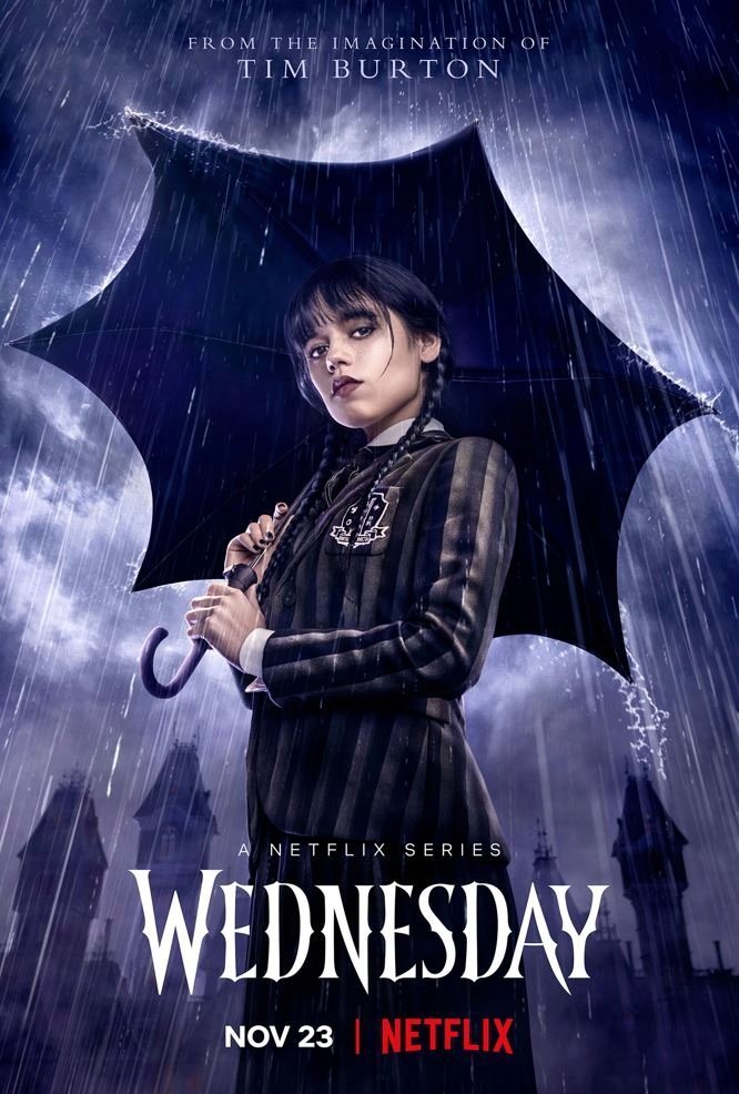 PODKŁADKA POD MYSZ Z Nadrukiem 22x18 cm Wednesday The Addams Family Prezent