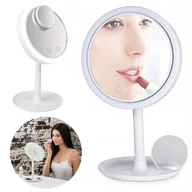 Lusterka do makijażu - Podświetlane Lusterko Kosmetyczne Do Makijażu LED - miniaturka - grafika 1