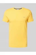 Koszulki męskie - T-shirt z wyhaftowanym logo - Gant - miniaturka - grafika 1