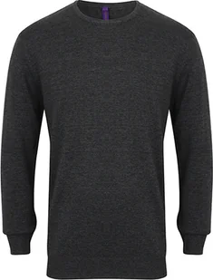 Lekki sweter męski z okrągłym dekoltem Henbury - Swetry męskie - miniaturka - grafika 1