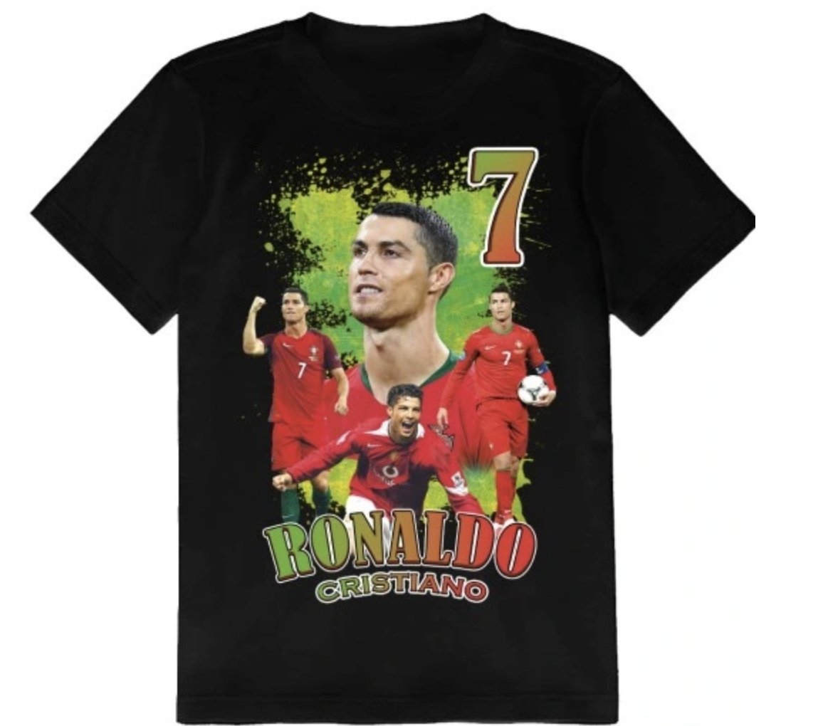KOSZULKA Z NADRUKIEM MĘSKA ŚMIESZNA T-SHIRT CRISTIANO RONALDO CR7 r. L #11