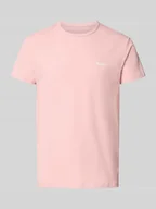 Koszulki męskie - T-shirt o kroju slim fit z mieszanki bawełny - miniaturka - grafika 1