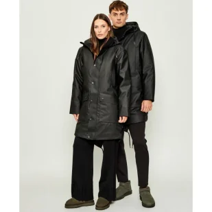 Rains Parka Nome Long W3T3 Regular Fit - Kurtki męskie Rains Parka Nome Long W3T3 Regular Fit - Kurtki męskie - miniaturka - grafika 1