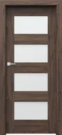 Drzwi wewnętrzne - Skrzydło Verte Premium A 4 Dąb Szkarłatny - miniaturka - grafika 1