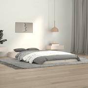 Łóżka - Lumarko Rama łóżka, biała, 100x200 cm, lite drewno sosnowe - miniaturka - grafika 1