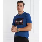 Koszulki męskie - HUGO T-shirt Dulive_U241 | Regular Fit - miniaturka - grafika 1