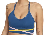 Biustonosze - Stanik Sportowy Nike Dri-FIT Indy DD1109-476 r. S - miniaturka - grafika 1