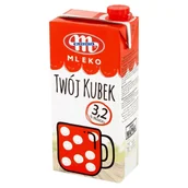 Mleko - Mlekovita Twój Kubek Mleko UHT 3,2% 1 l - miniaturka - grafika 1
