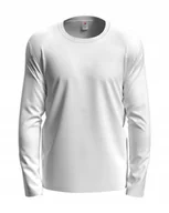 Koszulki męskie - Koszulka męska z długim rękawem Stedman Comfort-T Long Sleeve White S - miniaturka - grafika 1