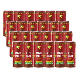 24x Napój gazowany VITAMIZU Mizu Yerba Mate Mango ZERO 330 ml - Napoje gazowane - miniaturka - grafika 1