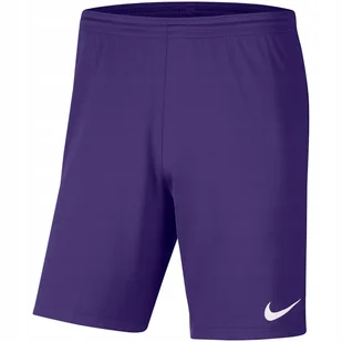 Spodenki męskie Nike Dry Park III NB K fioletowe BV6855 547 S - Spodenki męskie - miniaturka - grafika 1