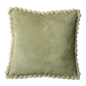 Poduszki dekoracyjne - Poduszka GENTIL 45 x 45 cm zielony - miniaturka - grafika 1