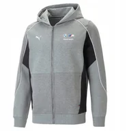 Bluzy męskie - Bluza PUMA BMW HOODIE SWEAT JACKET na suwak z kapturem XXL - miniaturka - grafika 1