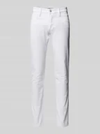 Spodnie męskie - Jeansy o kroju slim fit z 5 kieszeniami - miniaturka - grafika 1