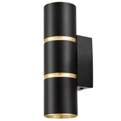 Lampy ścienne - LAMPA ŚCIENNA KINKIET NOWOCZESNY CZARNO-ZŁOTY ASTI W2 - miniaturka - grafika 1