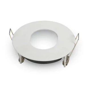 v-tac Oprawa Oczko V-TAC Aluminiowa Odlew GU10 mat Okrągła Biała 3612 VT-786 - Oprawy, klosze i abażury - miniaturka - grafika 1