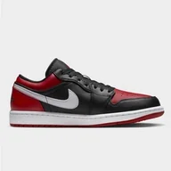 Buty sportowe męskie - Buty Air Jordan 1 Low (553558-066) Black/Gym Red - miniaturka - grafika 1