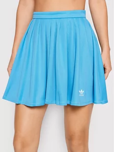 Adidas Spódnica plisowana HC2065 Niebieski Regular Fit - Spódnice - miniaturka - grafika 1