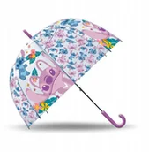 Zabawy w naśladowanie dorosłych - Parasolka przezroczysta manualna 46cm Stitch ST00085 Kids Euroswan - miniaturka - grafika 1