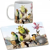 Podkładki pod mysz - Zestaw Kubek + Podkładka - Shrek Ogry Osioł - Prezent Wiele Wzorów + Imię - miniaturka - grafika 1