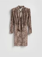 Sukienki - Reserved - Sukienka mini ze zwierzęcym motywem - wielobarwny - miniaturka - grafika 1