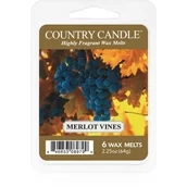 Zapachy do domu - Country Candle Merlot Vines wosk do aromaterapii 64 g - miniaturka - grafika 1