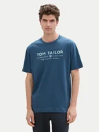 Koszulki męskie - Tom Tailor T-Shirt 1043276 Niebieski Regular Fit - miniaturka - grafika 1