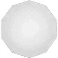 Lampy sufitowe - Nowoczesny biały plafon - K124 C1-H69 - miniaturka - grafika 1